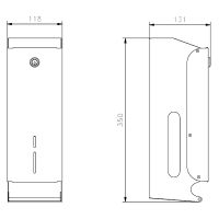Товар: Диспенсер туалетной бумаги Nofer Белый арт-05102.W - фото 2 Диспенсер туалетной бумаги Nofer Белый арт-05102.W — фото 2, Диспенсеры туалетной бумаги