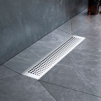 Душевой лоток AM.PM MasterFlow 40 с решеткой Хром матовый Cut Gradient арт-W01SC-P11-040-01SB — фото 6, Душевые лотки