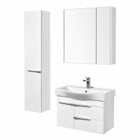 Тумба под раковину Aquaton Беверли 80 подвесная Белый глянец арт-1A235501BV010 — фото 7, Тумбы под раковину