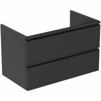 Тумба под раковину Ideal Standard Tesi 80 подвесная Черный шелк арт-T0051ZT — фото 2, Тумбы под раковину