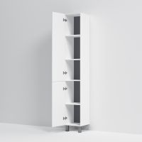 Товар: Шкаф пенал AM.PM Gem 30 L Белый арт-M90CSL0306WG - фото 4 Шкаф пенал AM.PM Gem 30 L Белый арт-M90CSL0306WG — фото 4, Пеналы для ванной комнаты