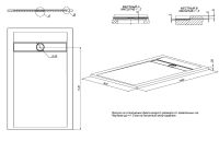 Душевой поддон из искусственного камня Allen Brau Infinity 140x90 Белый камень арт-8.21005-21 — фото 13, Душевые поддоны из искусственного камня