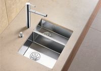 Кухонная мойка Blanco Claron 340/180-U L Нержавеющая сталь с зеркальной полировкой арт-521609 — фото 2, Кухонные мойки