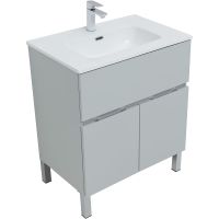 Товар: Тумба под раковину Aquanet Алвита New 70 Серая матовая арт-303899 - фото 8 Тумба под раковину Aquanet Алвита New 70 Серая матовая арт-303899 — фото 8, Тумбы под раковину