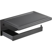 Держатель туалетной бумаги Milacio Ultra Черный матовый арт-MCU.953.MB — фото 1, Держатели туалетной бумаги