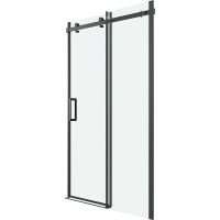 Душевая дверь Grossman Classic 100 профиль Черный матовый стекло прозрачное арт-100.K33.04.100.21.00 — фото 10, Раздвижные душевые двери