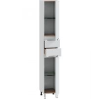 Товар: Шкаф пенал СанТа Лондон 30 Белый арт-524008 - фото 2 Шкаф пенал СанТа Лондон 30 Белый арт-524008 — фото 2, Пеналы для ванной комнаты