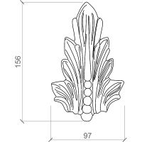 Товар: Орнамент Европласт 18x156x97 мм арт-1.60.007 - фото 2 Орнамент Европласт 18x156x97 мм арт-1.60.007 — фото 2, Колонны