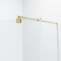 Душевая перегородка Niagara Nova 120 профиль Холодное золото стекло прозрачное арт-NG-641-12GOLD — фото 3, Душевые перегородки