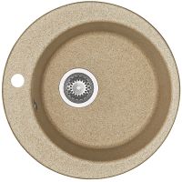 Кухонная мойка Aquaton Иверия 48 Песочная арт-1A711032IV220 — фото 1, Кухонные мойки