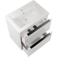 Тумба под раковину WellWant Bello 60 подвесная Белая арт-WWTRN0611PW — фото 3, Тумбы под раковину