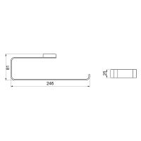 Полотенцедержатель Timo Selene Хром арт-10057/00 — фото 4, Полотенцедержатели