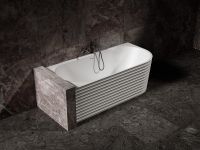 Ванна из искусственного камня Abber Stein 170x80 без гидромассажа арт-AS9651 L — фото 4, Ванны из искусственного камня