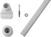 Штанга опорная Ridder Wien Белая арт-59601 — фото 4, Карнизы для ванной