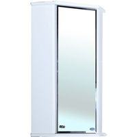 Зеркальный шкаф Bellezza Лилия 34 R угловой Белый арт-4642403231016 — фото 1, Зеркальные шкафы в ванную