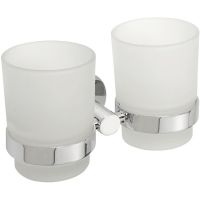 Стакан для зубных щеток Sapho X-round двойной Хром арт-XR902 — фото 1, Стаканы для зубных щеток