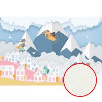 Фреска детская Ortograf Для самых маленьких 32949 Фактура флок FLK Флизелин (4*2,7) Синий/Разноцветный, Мультимедия арт-32949 (флок FLK) — фото 1, Фрески