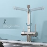 Товар: Смеситель для кухни Splenka Сатин арт-S70.61.05 - фото 5 Смеситель для кухни Splenka Сатин арт-S70.61.05 — фото 5, Смесители для кухни