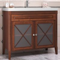 Тумба под раковину Opadiris Палермо 100 Светлый орех арт-00-00006723 — фото 1, Тумбы под раковину