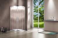 Товар: Душевой уголок Vincea Garda 100x100 профиль Хром стекло шиншилла арт-VSQ-1G100CH - фото 2 Душевой уголок Vincea Garda 100x100 профиль Хром стекло шиншилла арт-VSQ-1G100CH — фото 2, Душевые уголки четверть круга