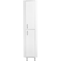 Шкаф пенал Stella Polar Концепт 30 угловой Белый арт-SP-00000147 — фото 1, Пеналы для ванной комнаты