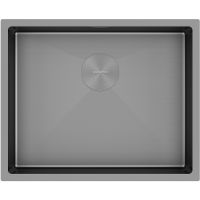 Кухонная мойка Paulmark Next 54 Uni Матовый серый арт-PM215444-MG — фото 1, Кухонные мойки