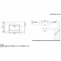 Раковина Allen Brau Fantasy 92 Белая арт-4.11013.20 — фото 8, Раковины встраиваемые сверху