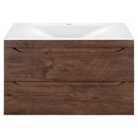 Тумба под раковину Vincea Fine подвесная R.Wood арт-VMC-2F800RW — фото 1, Тумбы под раковину