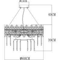 Товар: Люстра Artelamp Wezen Прозрачная Хром арт-A1006SP-10CC - фото 7 Люстра Artelamp Wezen Прозрачная Хром арт-A1006SP-10CC — фото 7, Люстры