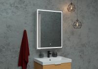 Зеркальный шкаф Континент Allure LED 60 R с подсветкой Белый арт-МВК005 — фото 12, Зеркальные шкафы в ванную