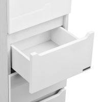 Шкаф пенал Aquaton Dakota 34 подвесной Белый Выбеленное дерево арт-1A203203DAAY0 — фото 3, Пеналы для ванной комнаты