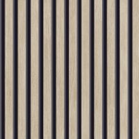 Обои Grandeco Ciara Винил на флизелине (0,53*10,05) Бежевый/Черный, Полоса/Под дерево арт-A 63601 — фото 1, Обои для стен