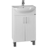 Тумба под раковину СанТа Дублин 50 Белая арт-223011 — фото 1, Тумбы под раковину