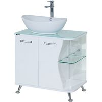 Тумба под раковину Bellezza Рио 70 L Белая арт-4633611242017 — фото 1, Тумбы под раковину