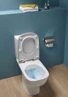 Унитаз компакт Jacob Delafon Struktura без бачка и сиденья арт-UJAJ102-WTE — фото 3, Напольные унитазы