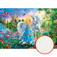 Фреска детская Ortograf Сказочная страна 6272 Фактура флок FLK Флизелин (3,8*2,7) Разноцветный, Замки/Животные/Люди арт-6272 (флок FLK) — фото 1, Фрески