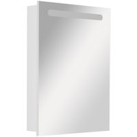 Зеркальный шкаф Roca Victoria Nord 60 L с подсветкой Белый арт-ZRU9000029 — фото 1, Зеркальные шкафы в ванную