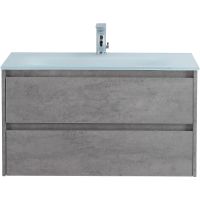 Тумба под раковину BelBagno Kraft 90 подвесная Cemento Grigio арт-KRAFT-900-2C-SO-CG — фото 3, Тумбы под раковину