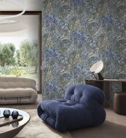 Обои Emiliana Parati Blumarine 5 Винил на флизелине (1,06*10,05) Синий, Абстракция арт-29019BM — фото 2, Обои для стен