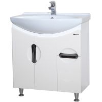 Тумба под раковину Bellezza Лагуна 75 Белая арт-4632112110016 — фото 1, Тумбы под раковину