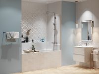 Товар: Душевая система Cersanit Brasko с термостатом Хром арт-64526 - фото 14 Душевая система Cersanit Brasko с термостатом Хром арт-64526 — фото 14, Душевые стойки