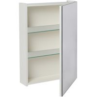 Зеркальный шкаф Orange Куб 50 Белый арт-KU-55ZSW — фото 2, Зеркальные шкафы в ванную