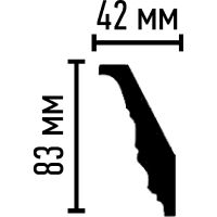 Карниз Decomaster 2400x83x42 мм арт-DT 36 — фото 2, Карнизы