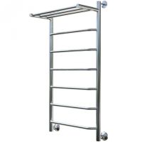 Водяной полотенцесушитель Тругор Браво 1 П НП 100x50 с полкой Хром арт-Браво1/нп10050П — фото 1, Водяные полотенцесушители