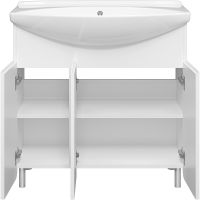 Товар: Тумба с раковиной Misty Чегет 85 Белая глянцевая арт-УТ000013349 - фото 4 Тумба с раковиной Misty Чегет 85 Белая глянцевая арт-УТ000013349 — фото 4, Тумбы с раковиной