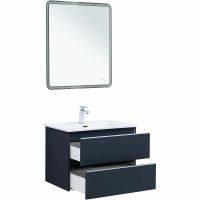 Тумба под раковину Aquanet Вега 70 подвесная Маренго арт-329590 — фото 9, Тумбы под раковину