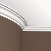 Карниз гибкий Европласт 1.50.143 2000x73x70 мм арт-1.50.143 (гибкий) — фото 2, Карнизы