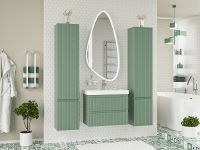 Товар: Тумба с раковиной Brevita Victory 70 подвесная Зеленая матовая арт-УТ000015998 - фото 6 Тумба с раковиной Brevita Victory 70 подвесная Зеленая матовая арт-УТ000015998 — фото 6, Тумбы с раковиной