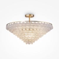 Потолочный светильник Maytoni Modern Mazzo Прозрачный Золото арт-MOD130CL-14G — фото 4, Подвесные светильники