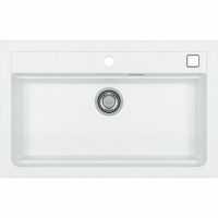 Кухонная мойка Alveus Granital Atrox 40 Arctic G11 790x500 Белая арт-1140443 — фото 1, Кухонные мойки